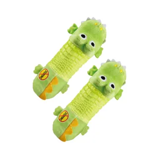 【Petstages】631 嗶波鱷魚 x2入(抗憂鬱紓壓 發出聲音 潔牙 咬合 玩樂)