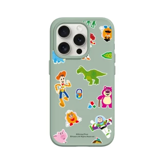 【RHINOSHIELD 犀牛盾】iPhone 14/Plus/Pro/Max SolidSuit背蓋手機殼/玩具總動員-Sticker(迪士尼)