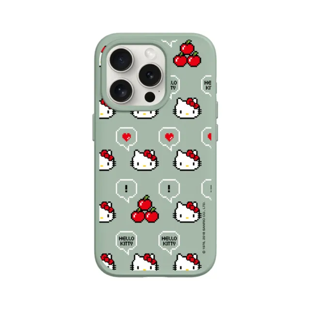 【RHINOSHIELD 犀牛盾】iPhone 14/Plus/Pro/Max SolidSuit背蓋手機殼/Retro Hello Kitty(Hello Kitty)