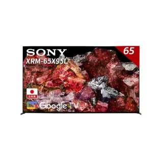 【SONY 索尼】BRAVIA 65 4K HDR Mini LED Google TV顯示器(XRM-65X95L)