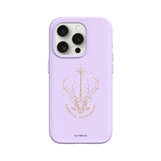 【RHINOSHIELD 犀牛盾】iPhone 14/Plus/Pro/Max SolidSuit背蓋手機殼/圖騰系列：疾疾 護法現身！(哈利波特)