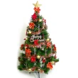 【摩達客】台灣製15尺/15呎 450cm 特級綠松針葉聖誕樹(含紅金色系配件組/不含燈/本島免運費)