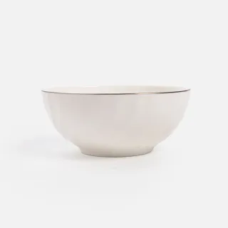 【HOLA】朵樂骨瓷麵碗6吋 白