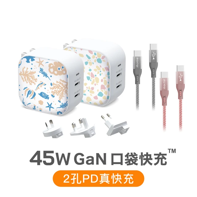 Soodatek 45W三孔快充影音套裝 HDMI 2.0/