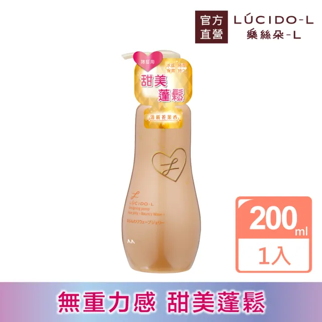 【LUCIDO-L樂絲朵-L】蓬鬆塑型雙效乳200ml