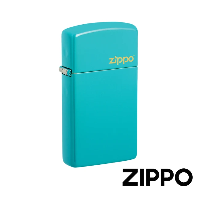 【Zippo】窄版淺綠松石色防風打火機(美國防風打火機)