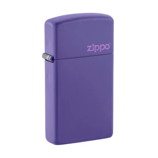 【Zippo】窄版紫色啞漆防風打火機(美國防風打火機)