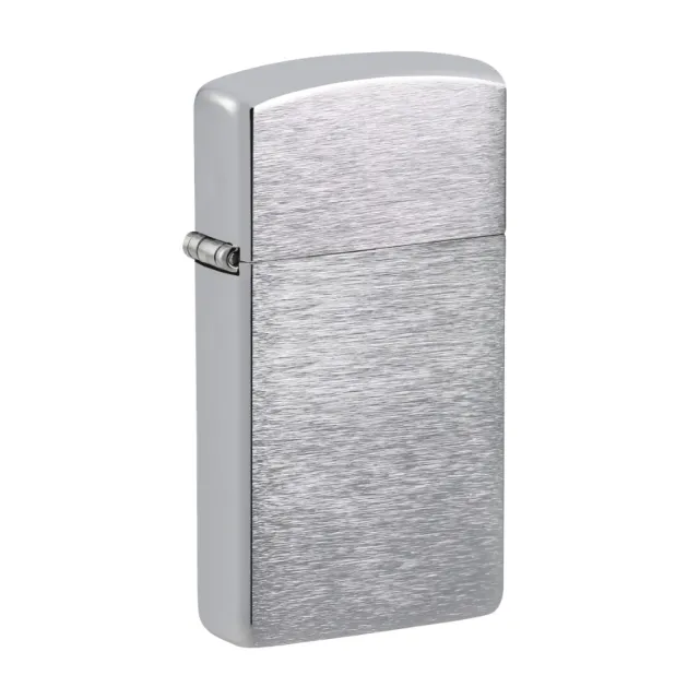 【Zippo】窄版經典拉絲防風打火機(美國防風打火機)