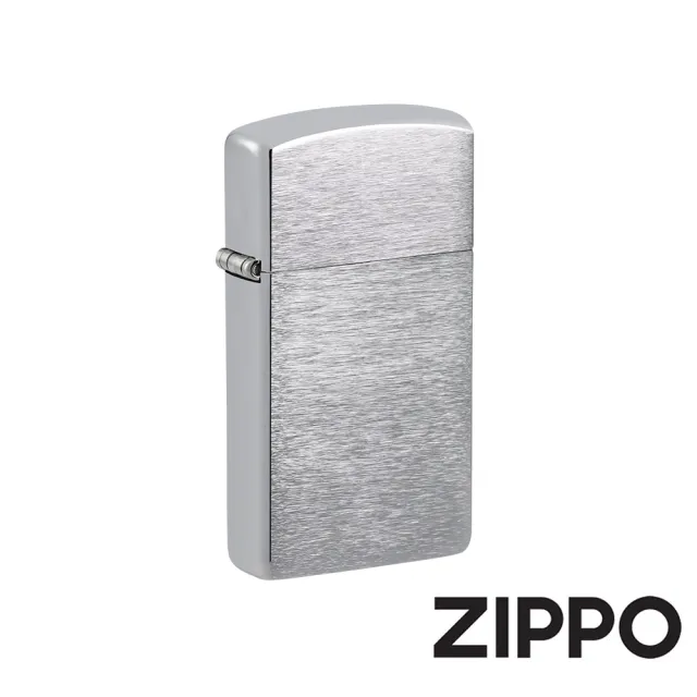 【Zippo】窄版經典拉絲防風打火機(美國防風打火機)