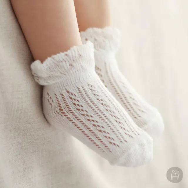 【Happy Prince】韓國製 Blossom蕾絲女嬰兒童短襪(寶寶襪)