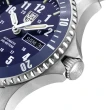 【LUMINOX 雷明時】Sport Timer 200米潛水自動機械錶 瑞士錶(42mm/海軍藍/藍陶瓷圈 / 鋼帶 0924)