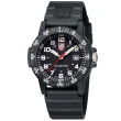 【LUMINOX 雷明時】SEA TURTLE 0320海龜系列腕錶-黑x白時標(44mm)