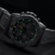 【LUMINOX 雷明時】NAVY SEAL CHRONO 3580海豹三眼計時腕錶 瑞士錶(消光黑x黑時標/45m)