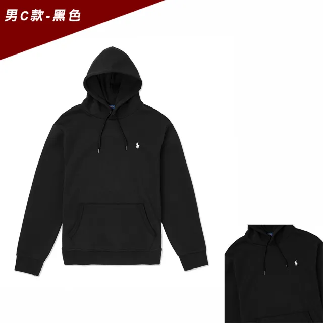 【RALPH LAUREN】RL POLO 經典刺繡小馬連帽T恤 上衣-多色組合(平輸品/百搭爆款)