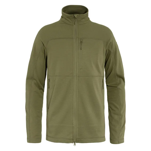【Fjallraven】Abisko Lite Fleece夾克 男(FR86971-232蕎麥棕 534靛藍 550黑 620綠)
