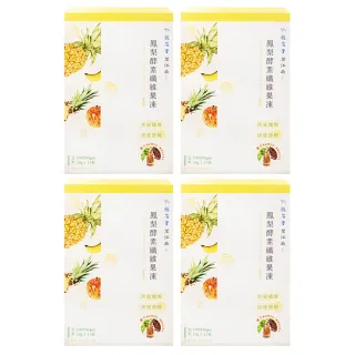 【植芮堂】望江南漢方能量鳳梨酵素纖維果凍 四盒優惠組(1200g 全素)