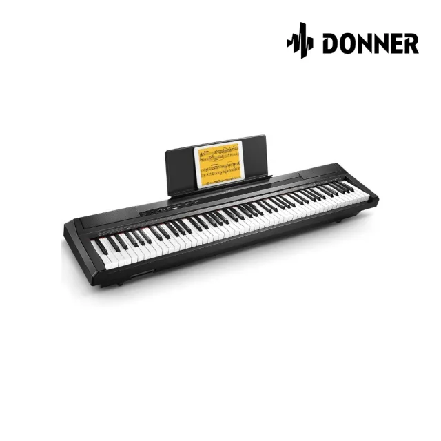 Donner】DEP-10 標準88鍵電鋼琴／半配重／免費教學／附琴架