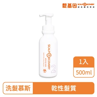 【髮基因】修護洗髮水慕斯 500ml(乾性頭皮、乾性髮質的日常清潔)