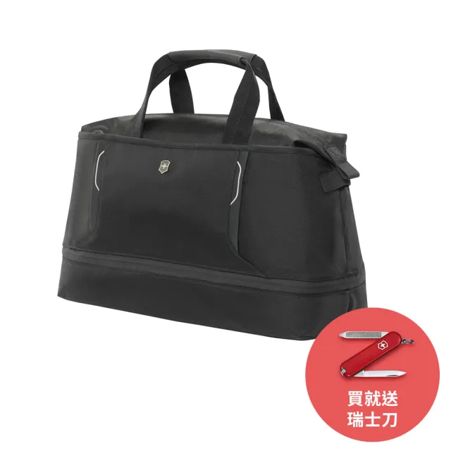 【VICTORINOX 瑞士維氏】WT 6.0拉鍊伸縮旅行袋(黑)