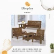 【Hampton 漢汀堡】道爾正樟木實木單人板椅(木沙發/木椅/實木椅)
