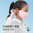 【NicoFun 愛定做】1入兒童 透氣口罩 加強護眼角 防曬 透氣口罩 布口罩(涼感科技 抗紫外線 可水洗)