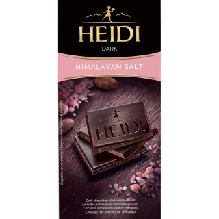 【HEIDI 赫蒂】喜瑪拉雅鹽黑巧克力80g