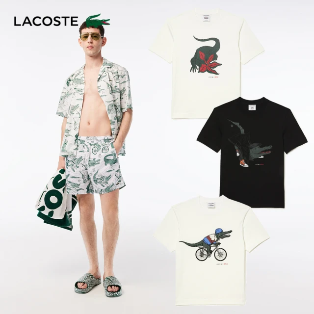 LACOSTE 中性款-Lacoste x Netflix T恤/短褲(多色)