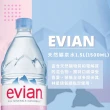 【evian依雲】天然礦泉水1500mlx12入/箱(6入x2組)