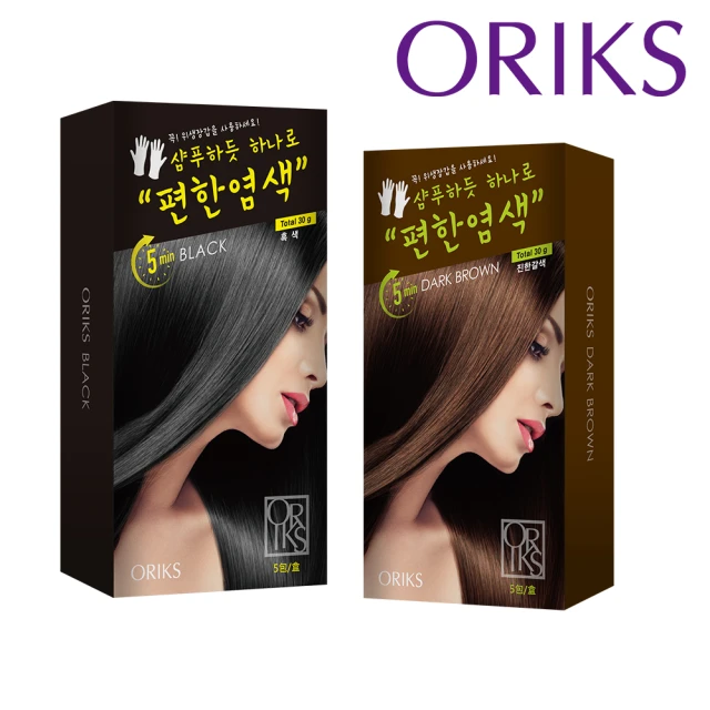 ORIKS Pyeonan白髮專用5分鐘高效便捷染髮霜(直播