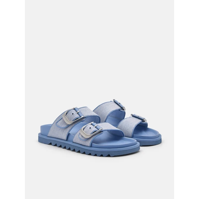 PEDRO Helix雙帶女休閒涼鞋-藍色(小CK高端品牌)