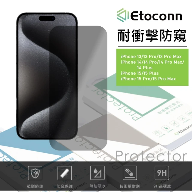 Etoconn iPhone 13/13 Pro/14防偷窺