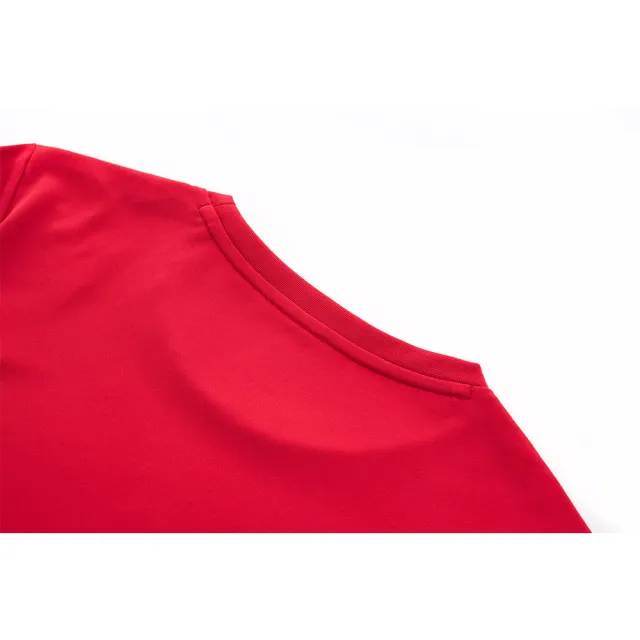 【FILA官方直營】女抗UV吸濕排汗T恤-紅色(5TEY-1318-RD)