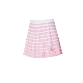 【FILA官方直營】女撞色條紋平織短裙-粉色(5SKY-1015-PK)