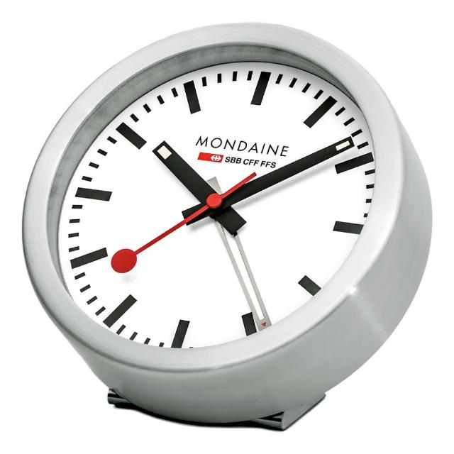 【MONDAINE 瑞士國鐵】兩用鬧鐘(12.5cm)