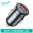 【TOTU 拓途】30W快充 雙孔 Type-C+USB點菸器充電頭車用充電器 征程