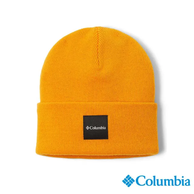 【Columbia 哥倫比亞 官方旗艦】中性-City Trek反折針織帽-黃色(UCU01850YL/HF)