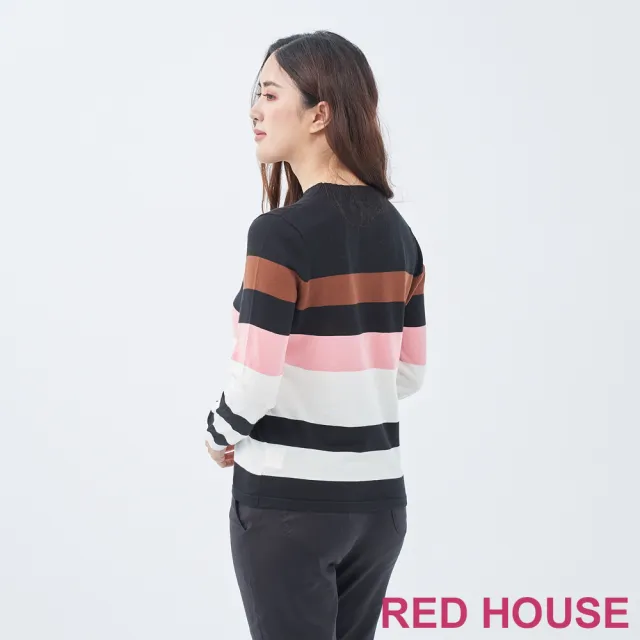 【RED HOUSE 蕾赫斯】條紋針織衫(共二色)