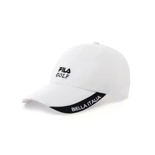 【FILA官方直營】時尚LOGO帽/棒球帽-白色(HTY-1104-WT)