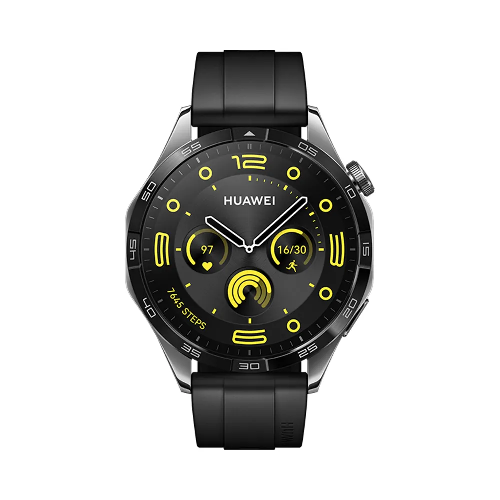 【HUAWEI 華為】WATCH GT4 GPS 46mm 健康運動智慧手錶(活力款-曜石黑)