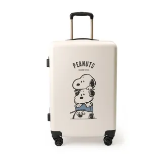 【Norns】Peanuts史努比行李箱 手足24吋(Snoopy 正版授權 旅行箱 行李箱)