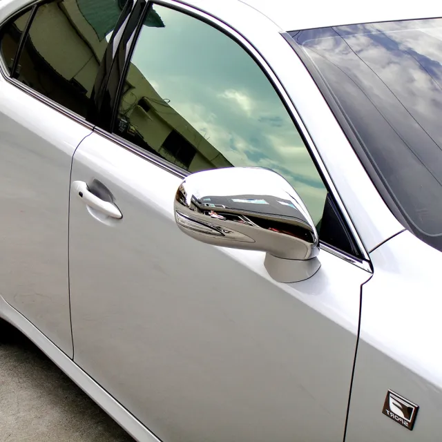 【IDFR】Lexus ES ES350 2009~2012 鍍鉻銀 後視鏡蓋 後照鏡外蓋貼(Lexus ES350 車身鍍鉻改裝)