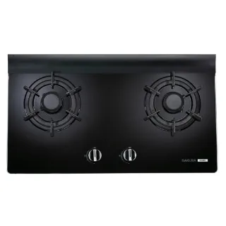 【SAKURA 櫻花】雙口檯面爐瓦斯爐G2826G黑色NG1/LPG(G-2826GB基本安裝)