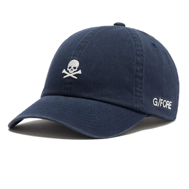 【G/FORE】SKULL & TS STRETCH TWILL SNAPBACK HAT高爾夫球帽(G4AF23H142-TWLT-OS)