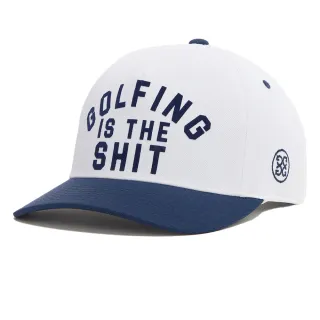 【G/FORE】GOLFING IS THE SH*T STRETCH TWILL SNAPBACK HAT高爾夫球帽(G4AF23H99-SNO-OS)