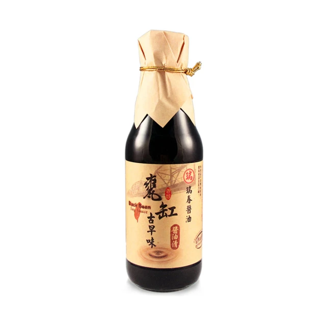 【瑞春醬油】甕缸古早味醬油清250mlx1瓶(黑豆純釀造)