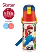 【Skater】不鏽鋼直飲保溫-兒童水壺470ml(瑪利歐)
