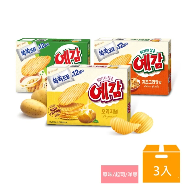 好麗友 預感洋芋片大包裝x3盒 原味+起司(限定2024.3月效期)