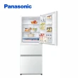 【Panasonic 國際牌】450公升新一級能源效率三門玻璃門變頻冰箱-翡翠白(NR-C454HG-W)