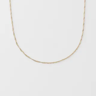 【agete】10K素鍊-45cm