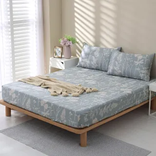 【HOYACASA 禾雅寢具】100%萊賽爾天絲床包枕套三件組-雙人/加大(1+1組 超值組)